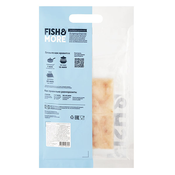 Fish&More Пикша филе порционное, 400 г