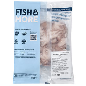 Fish&More Осьминоги молодые очищенные сыромороженые, 500 г